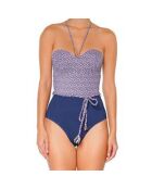 Maillot de bain 1 Pièce Croisette bleu marine