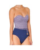 Maillot de bain 1 Pièce Croisette bleu marine