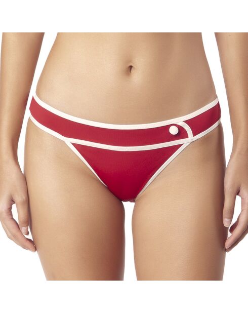 Bas de maillot de bain Maya rouge