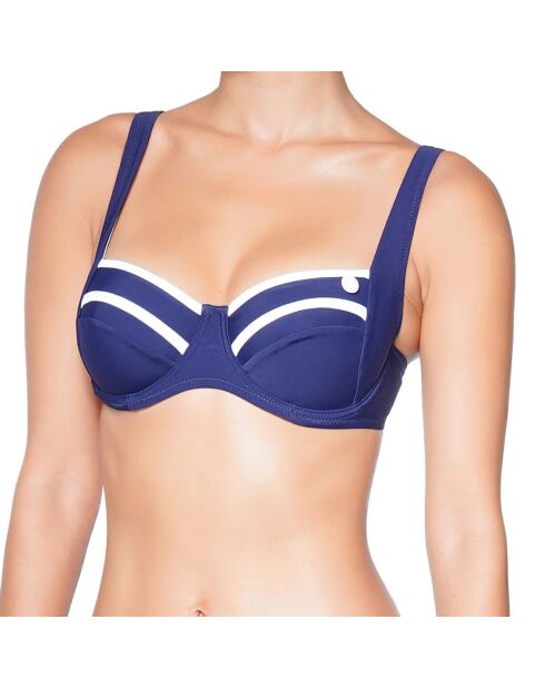 Marineblauwe Marin badpaktop