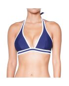 Haut de maillot de bain Croisette bleu marine