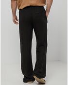 Pantalon 100% Lin Thibault noir