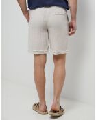 Short 100% Lin Gabriel beige