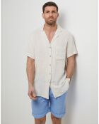 Chemise 100% Lin Xavier beige