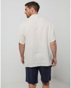 Polo 100% Lin François beige