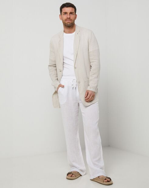 Veste 100% Lin Charles beige