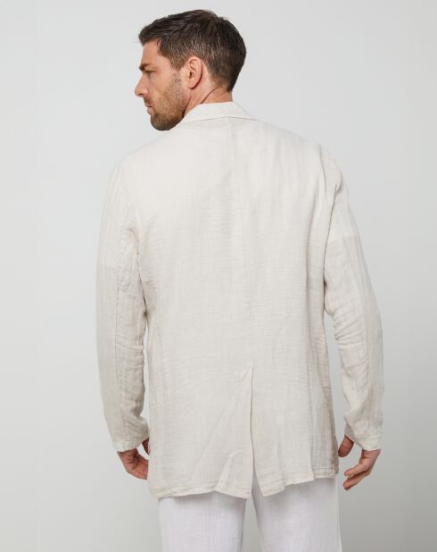 Veste 100% Lin Charles beige