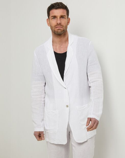 Veste 100% Lin Charles blanche