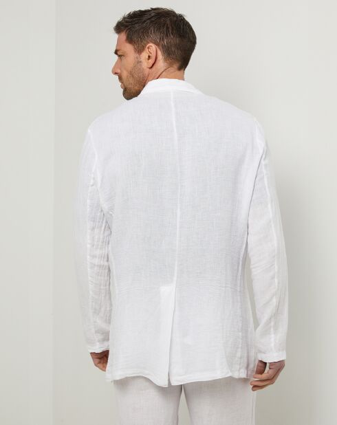 Veste 100% Lin Charles blanche