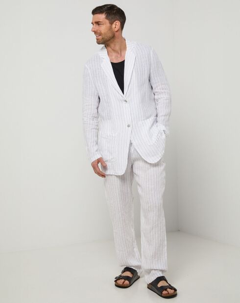 Veste 100% Lin Noa blanche