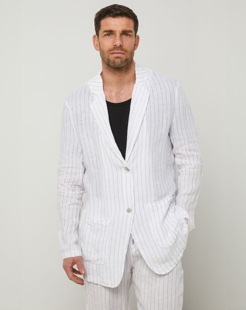 Veste 100% Lin Noa blanche