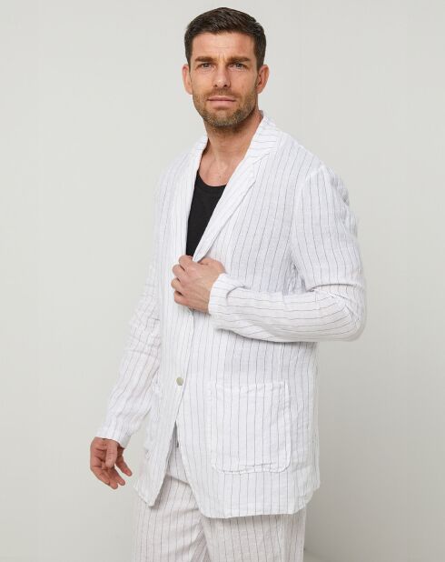 Veste 100% Lin Noa blanche