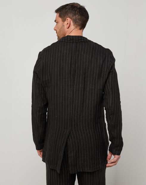 Veste 100% Lin Noa noire