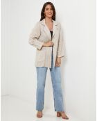 Veste 100% Lin Zoé beige