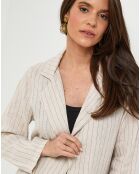 Veste 100% Lin Zoé beige