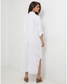 Robe 100% Lin Lola blanche