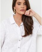 Robe 100% Lin Lola blanche