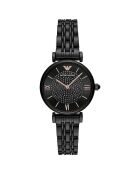 Montre Femme en Acier noire