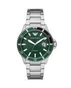 Montre Homme en Acier argentée
