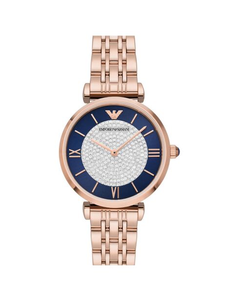 Montre Femme en Acier doré rose