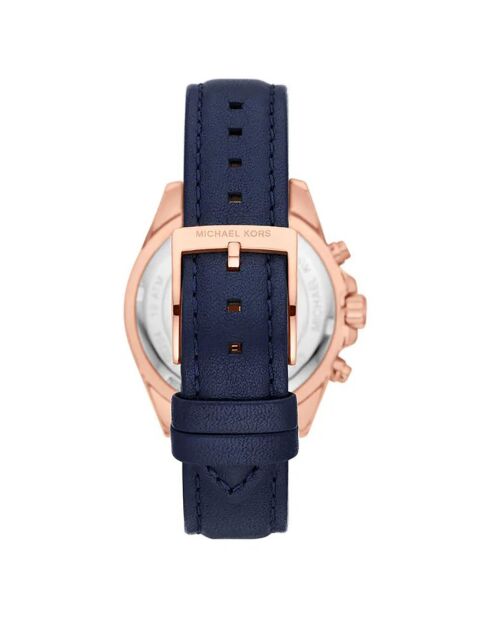 Montre Femme en Cuir bleue