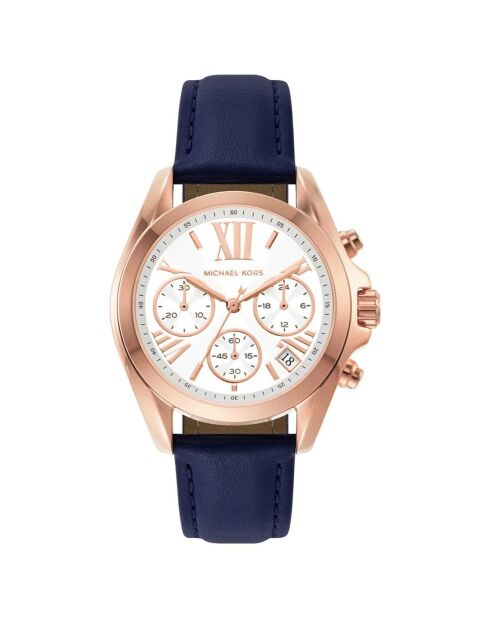 Montre Femme en Cuir bleue