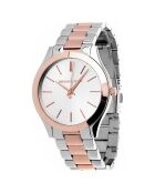 Montre Femme en Acier argenté/rose