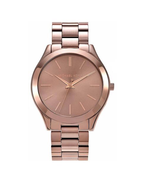 Montre Femme en Acier rose doré