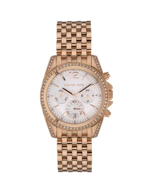 Montre Femme en Acier rose doré