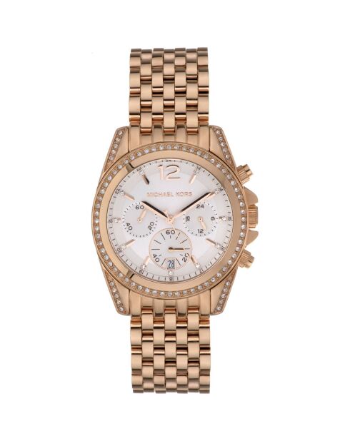 Montre Femme en Acier rose doré