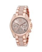 Montre Femme en Acier & Résine rose doré