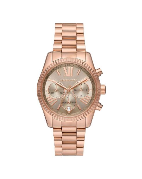 Montre Femme en Acier rose doré