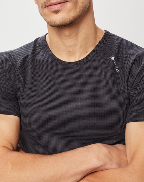 T-Shirt Cubic Régulation Thermique gris anthracite