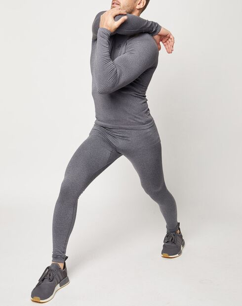 Collant technique Performance Warm gris
