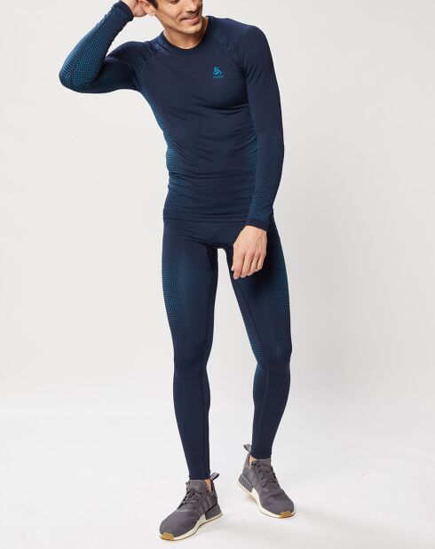 Collant technique Performance Warm bleu