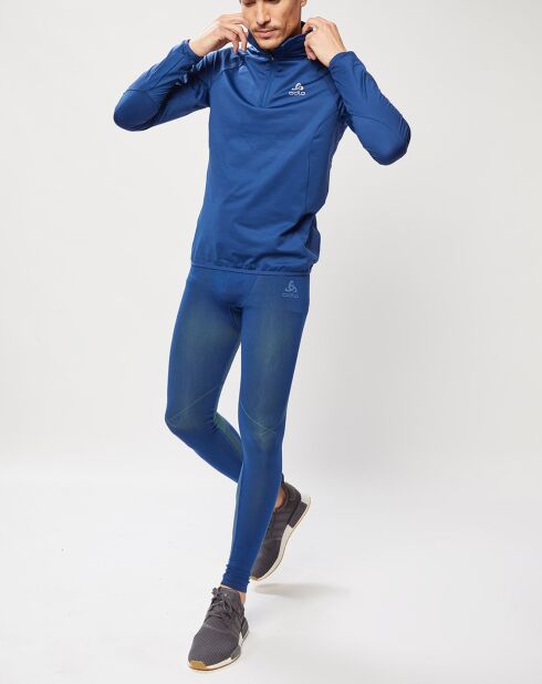 Pull col zippé Berra bleu