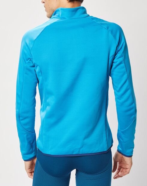 Pull col zippé Ceramicwarm bleu