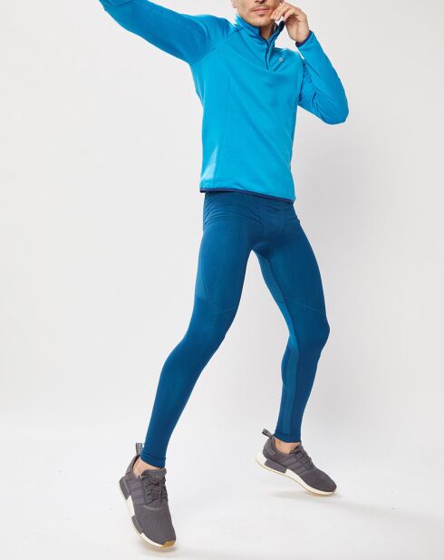 Pull col zippé Ceramicwarm bleu