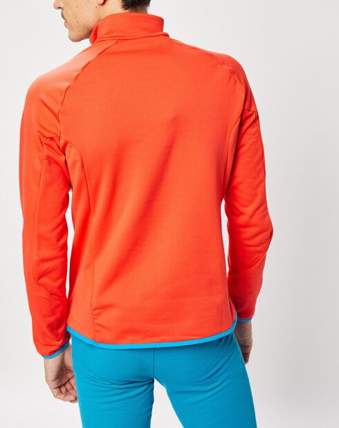Pull col zippé Ceramicwarm rouge