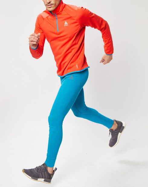 Pull col zippé Ceramicwarm rouge