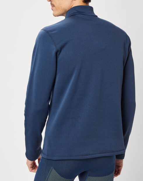 Pull technique col zippé Berra bleu