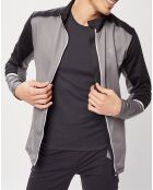 Veste intermédiaire technique Allalin gris/noir/blanc