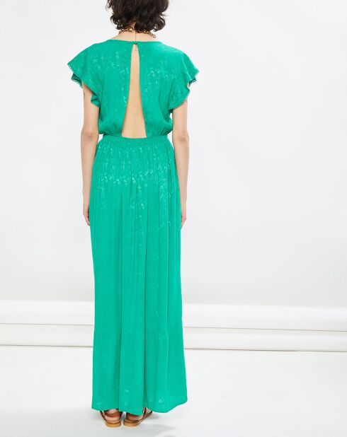 Yvora grünes langes Kleid
