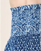 Jupe 100% Coton Bio Doowap imprimée bleue
