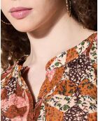 Blouse loose Partage paprika