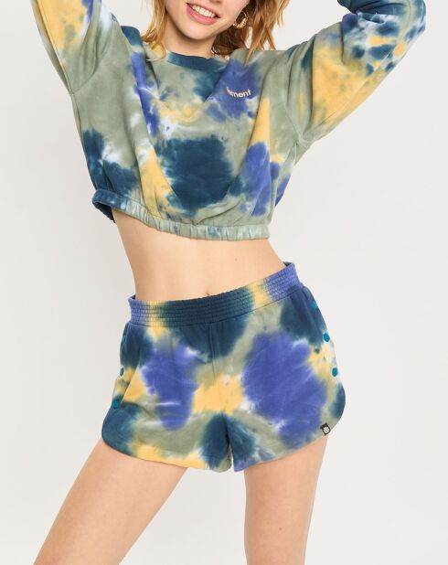 Sweat 100% Coton Bio Ferring Crew tie & dye multicolore