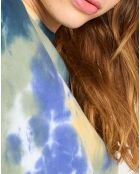 Sweat 100% Coton Bio Ferring Crew tie & dye multicolore