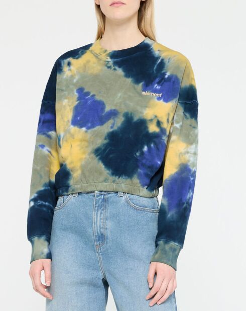Sweat 100% Coton Bio Ferring Crew tie & dye multicolore