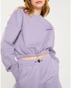 Sweat 100% Coton Bio Ferring Crew violet