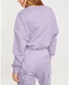 Sweat 100% Coton Bio Ferring Crew violet